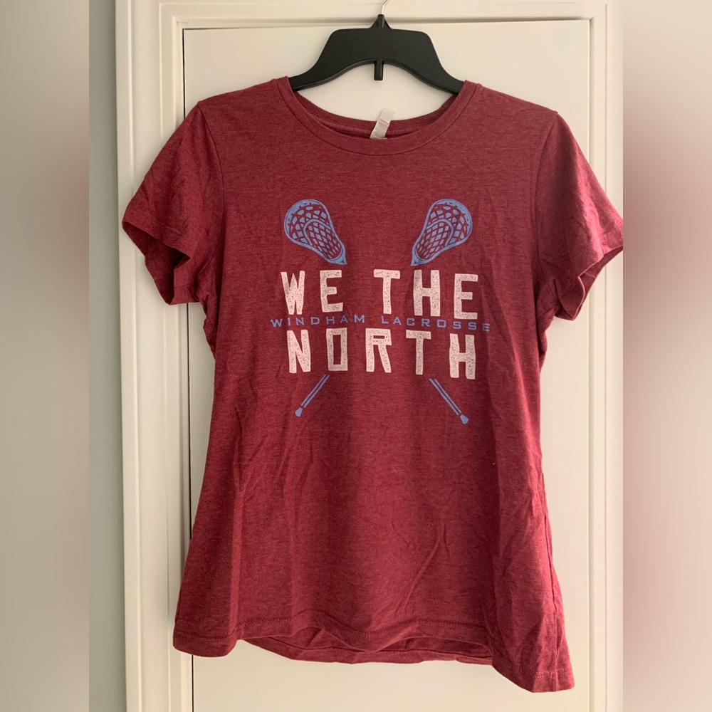 Maroon Lacrosse Team T-Shirt